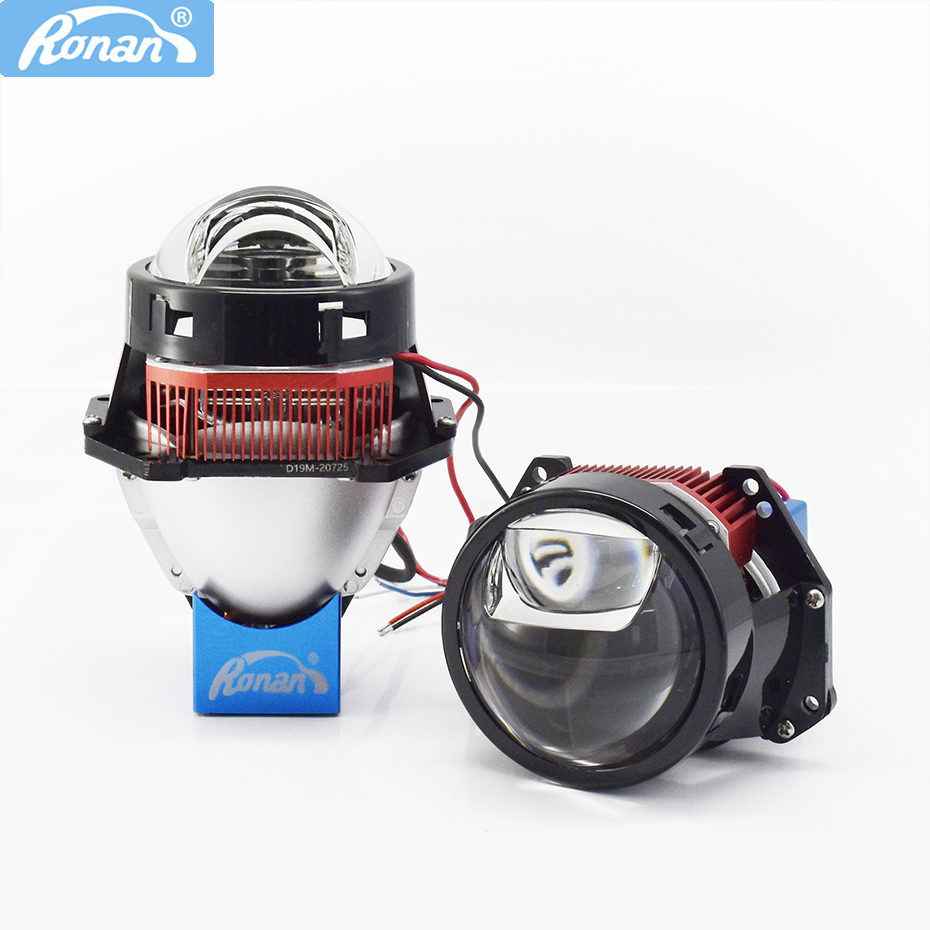 Headlight Aiming Tool - Ronan-双頭レーザーマトリックス,補助プロジェクター,3インチレーザーレンズ,Hella 3r g5車のヘッドライト用60w 5600lux,アップグレード