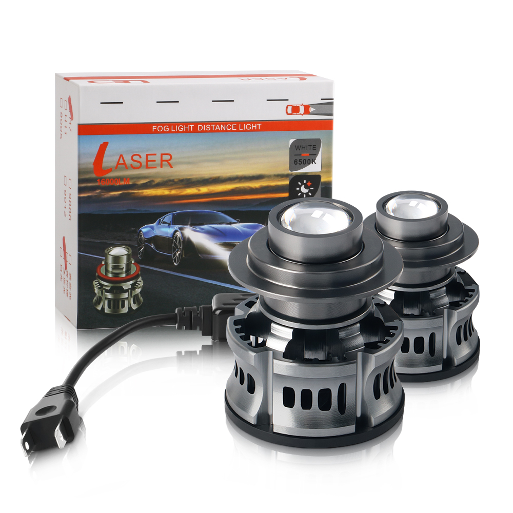 Headlight Aiming Tool - 2台の車のヘッドライト用レーザーh8h11 h7 hb4,9006電球,プロジェクトレンズプロジェクター,自動車用ヘッドライト,12V運転ランプ