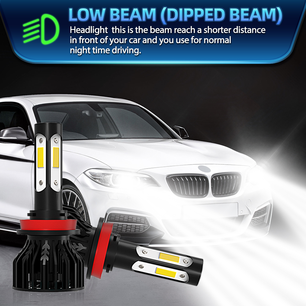 LED車のヘッドライト電球,LEDライト,h11,超高輝度, - Headlight Aiming Tool のレビューと価格
