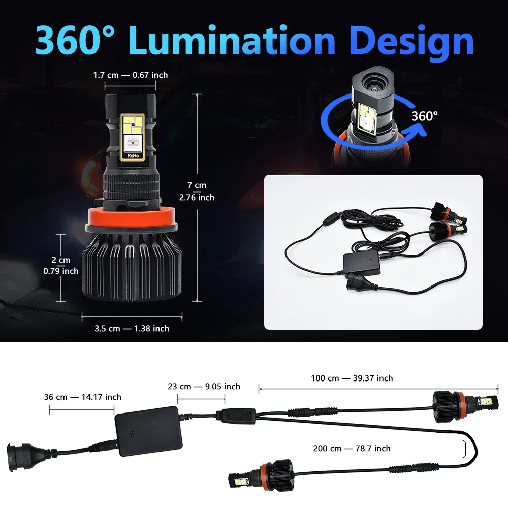 バイヤーリー RGB 5050 LED フォグランプ 150 - Headlight Aiming Tool のレビューと価格