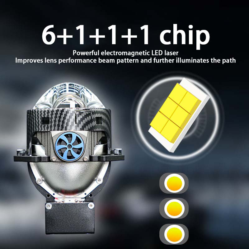 キャロリン新しい 3 レーザー H4 LED プロジェクター - Headlight Aiming Tool のレビューと価格