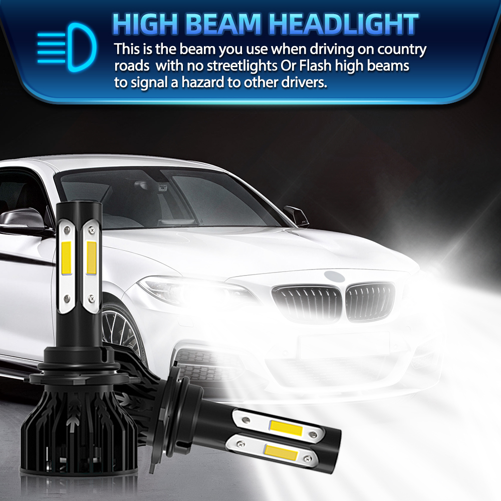 Led H11 9005 HB3 車のヘッドライト電球 36 - Headlight Aiming Tool のレビューと価格